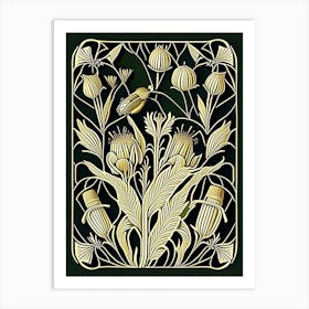 Beeswax 2 William Morris Style Art Print