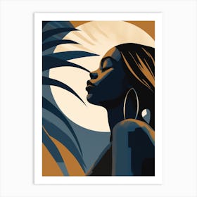 Afro-American Woman 21 Art Print