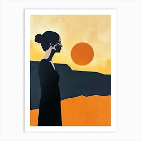 Sunset,Boho Art Print