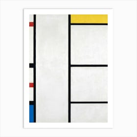 Composition With Red, Yellow, And Blue (1935–1942), Piet Mondrian Art Print