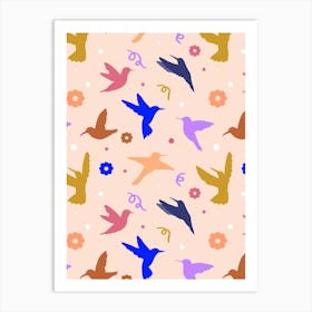 Birds in the Air Art Print