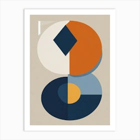 Modern Geometric Shapes Art Print (8) Art Print