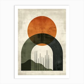 Markov Bauhaus Mid Century Art Print