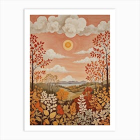 Autumn Horizon Art Print