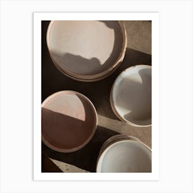 Pottery In The Sun Art Print