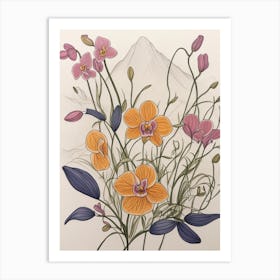 Orchids In Bloom Art Print