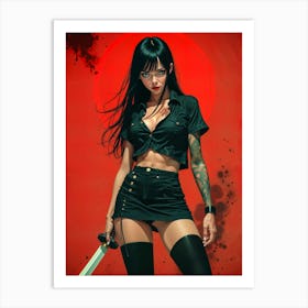 Red Assassin Art Print