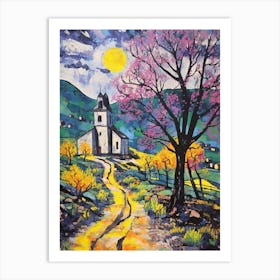 Gubbio Italy 4 Fauvist Painting Art Print