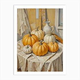 Pumpkins no2 Art Print