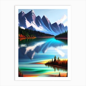 Mountain Lake 18 Art Print