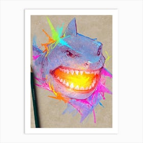 Shark Art Art Print