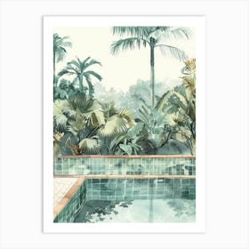 Tropical Garden 12 Art Print