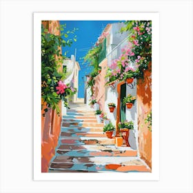 Greece Painting 12 Art Print