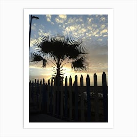 Sunset At The Beach Art Print