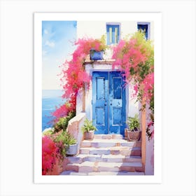 Blue Door 10 Art Print