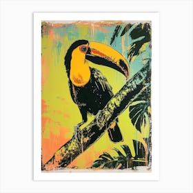 Toucan Pop Art Style 4 Art Print