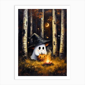 Ghost Campfire 3 Art Print