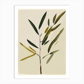 Olive Branch Symbol 1, Abstract Painting Art Print