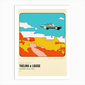 Thelma And Louise Ending Scene Art Print