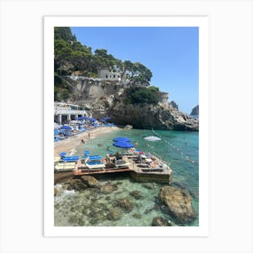 Marina Piccola, Capri Art Print