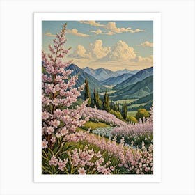 Blossoms In The Valley Art Print