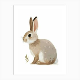 American Sable Rabbit Kids Illustration 1 Art Print