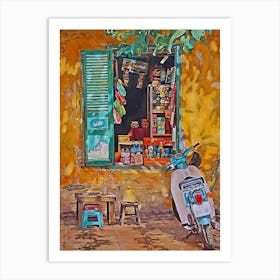 Hoi An Street Scene  Art Print