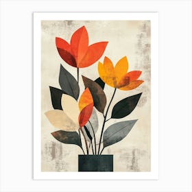 Flowers In A Vase 10 Art Print