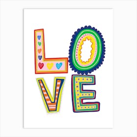 Love illustration Art Print