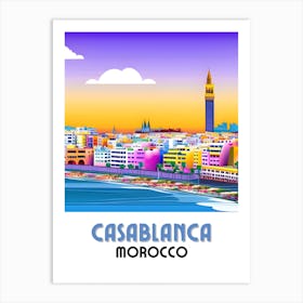 Casablanca, Morocco 4 Art Print