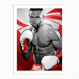 Roy Jones Jr Boxer Art Print