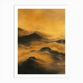 Desert Landscape 10 Art Print