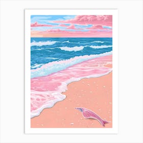 Pink Sand 1 Art Print