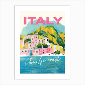 Italy Amabian Coast Art Print