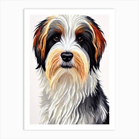 Tibetan Terrier Watercolour Dog Art Print