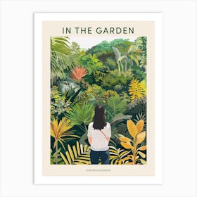 In The Garden Poster Keirunga Gardens New Zealand 1 Art Print