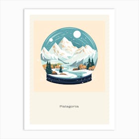 Patagonia Argentina 2 Snowglobe Poster Art Print