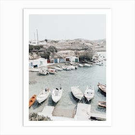 Coastal Harmony, Milos Art Print