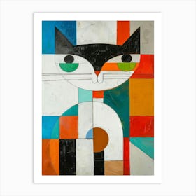 Abstract Cat 11 Art Print