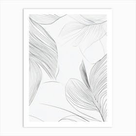 Palm Leaves 1 Art Print