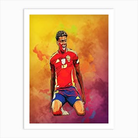 Lamine Yamal 1 2 Art Print