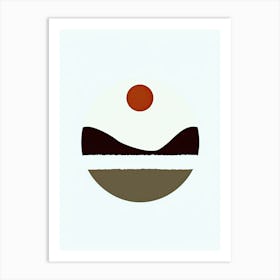 Lagos Structure Minimalist Bauhaus Art Print