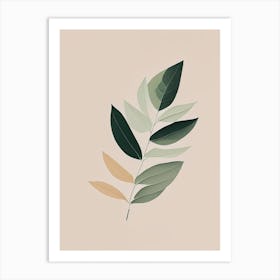 Bay Leaves Herb Simplicity 2 Art Print