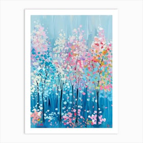 Blooming Trees Art Print