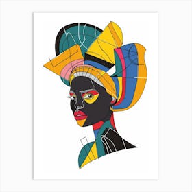 African Woman 123 Art Print