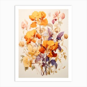 Autumn Leaves Art Painting 2 Art Print