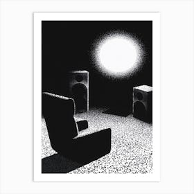 Chair In The Dark Art Print