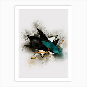 San Jose Sharks Art Print