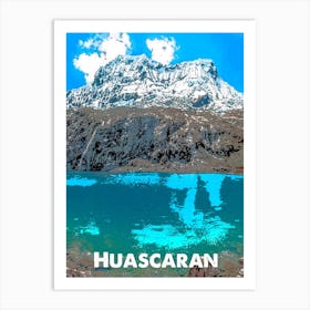 Huascaran, Mountain, Peru, Nature, Andes, Climbing, Wall Print, Art Print