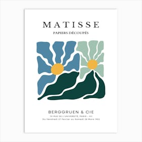 Matisse Galerie D'exposition Papier Decoupe Art Print Art Print